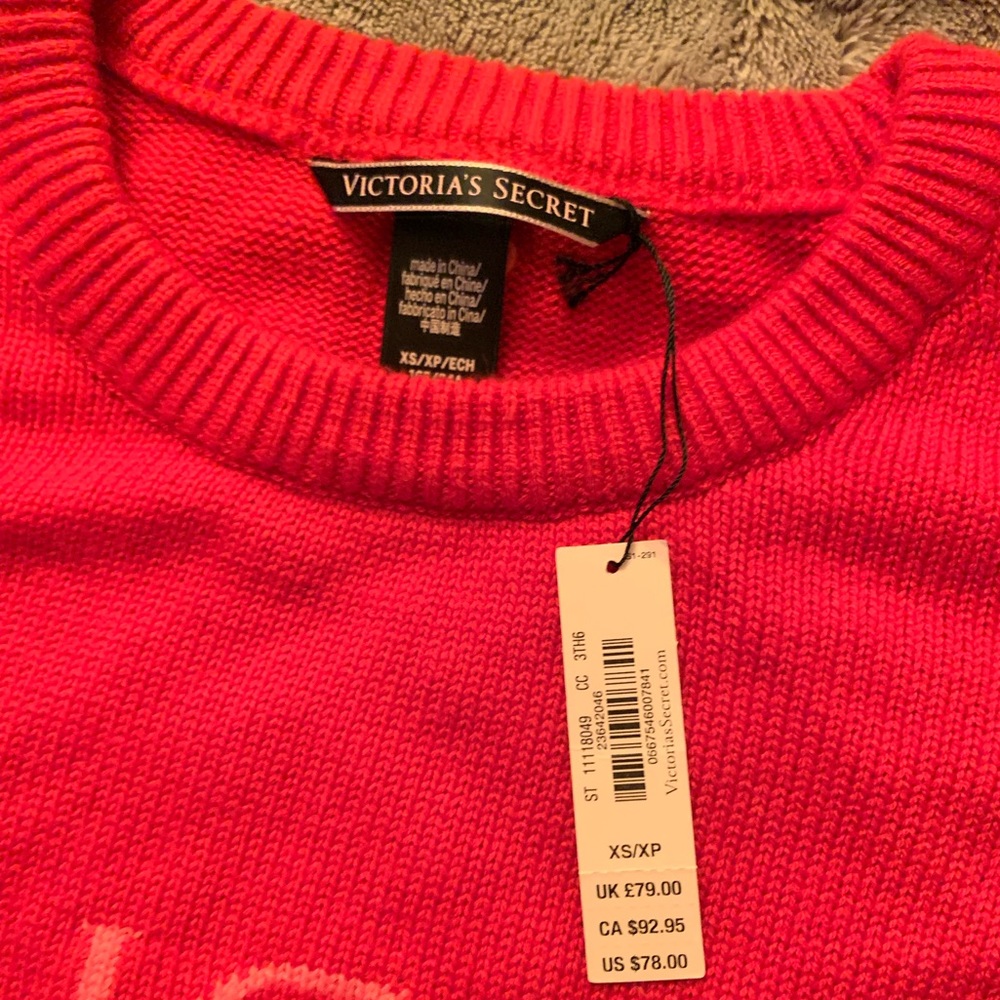 Victoria Secret Sweater (Red) - Picture 2 of 4
